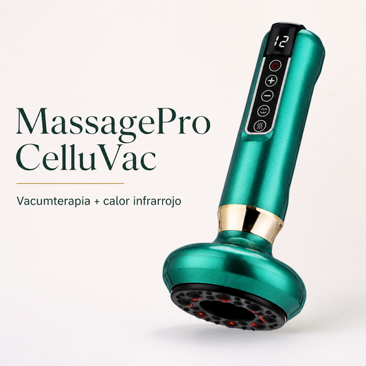 MassagePro CelluVac™ — Masajeador Anticelulítico Succión + Calor