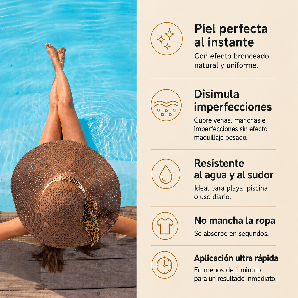 SilkBronze Pro™ — Piernas Perfectas en 60 Segundos