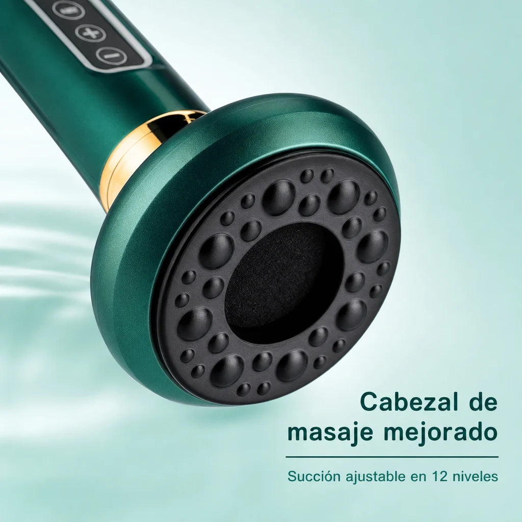 MassagePro CelluVac™ — Masajeador Anticelulítico Succión + Calor